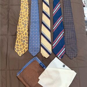 Yellow Paisley Men's Tie